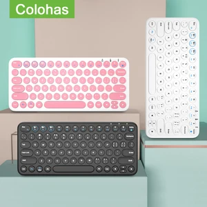 wireless bluetooth compatible keyboard silent gaming keyboard for macbook iphone ipad keyboard tablet pc gamer computer keyboard free global shipping