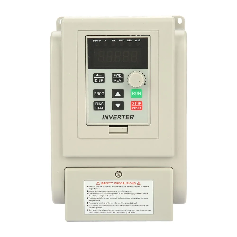 AC 220V Single-phase Variable Frequency Inverter Drive VFD Speed Controller for 3-phase 2.2kW Motor Hot Sale | Обустройство дома