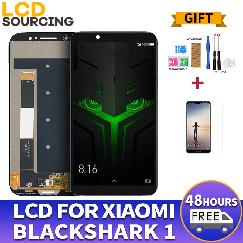 ЖК дисплей 5 99 дюйма для Xiaomi Black Shark SKR A0 сенсорная панель дигитайзер в сборе Замена