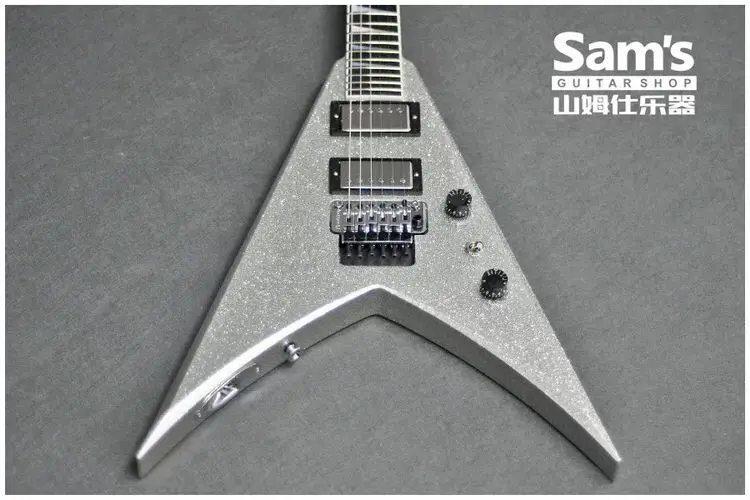 Электрогитара 24 класса вся конструкция инкрустация Зубов Акулы двойной валик |