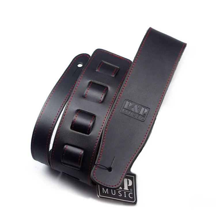 

P&P guitar strap leather wholesale bass leather strap high-end leather guitar strap instrument accessories guitar accessories