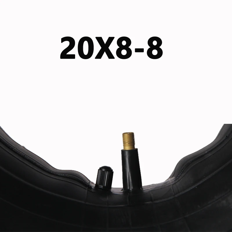 Запасная внутренняя труба 20x8x8 для садовых тележек газонокосилок колесных балок