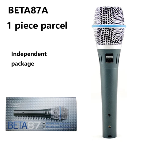 Студийный микрофон BETA87A, конденсаторный суперкардиоидный микрофон-вокал BETA87A