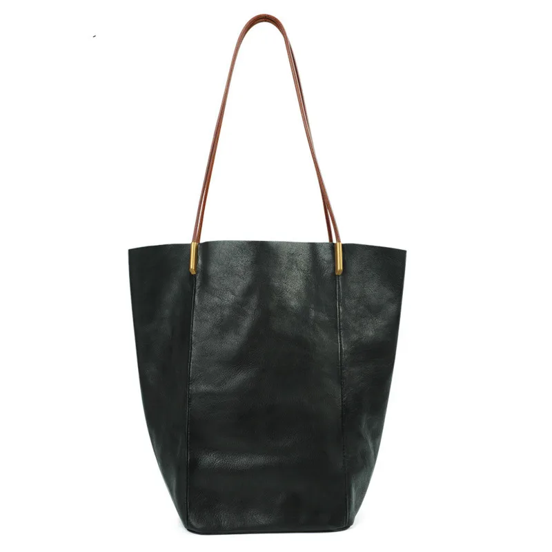 

Вместительные повседневные сумки для женщин, простая модная дамская сумочка-мешок, портативная Дамская кожаная сумка для покупок на ремне