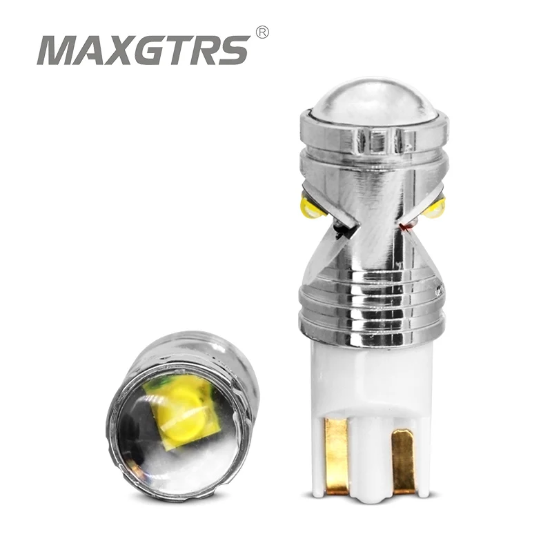 2x T10 194 168 W5W Cree чип 30 Вт клиновидная База автомобильный светодиодный светильник заднего хода запасной светильник с линзой проектора для Toyota hyundai