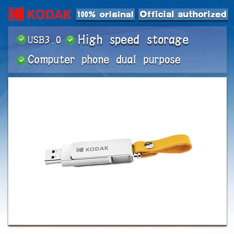 Kodak K133 флеш-накопитель USB 3 1 металлический 16 ГБ 32 карта памяти 0 64 Гб 128 U диск 256