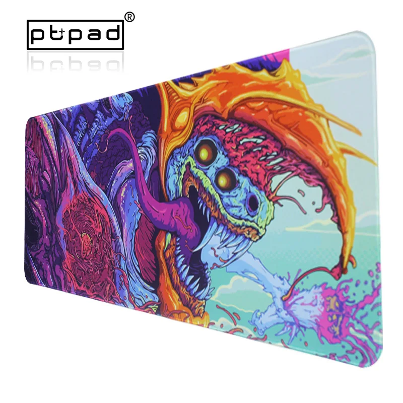 Большой игровой коврик для мыши 800*300*2 мм XL с закругленными краями CS GO
