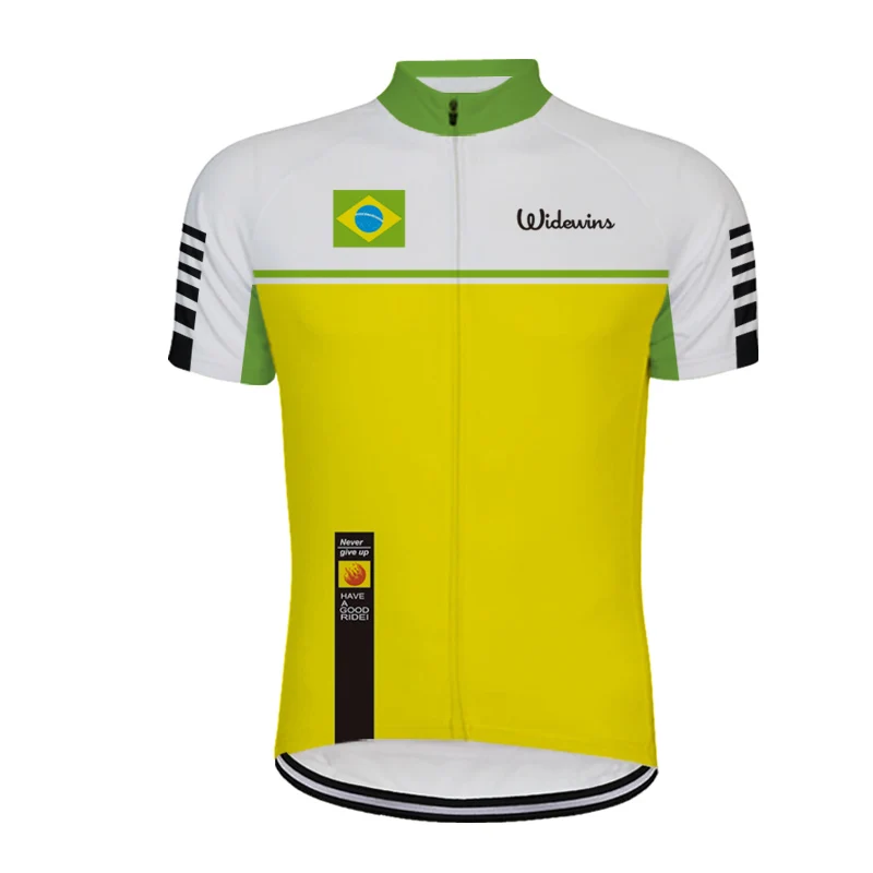 Breathable Unisex national team Cycling Jersey Spain Spring Anti-Pilling Eco-Friendly Bike Clothing Road Team Bicycle Wear Shirt