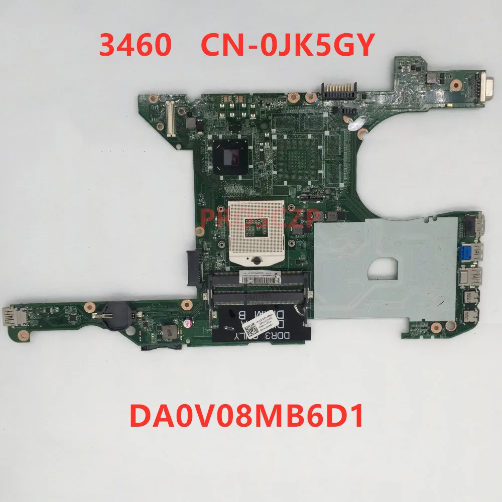 Для DELL V3460 3460 CN 0JK5GY JK5GY ноутбук motherboar DA0V08MB6D1 REV:D HM77 HD4000 DDR3 100% полностью
