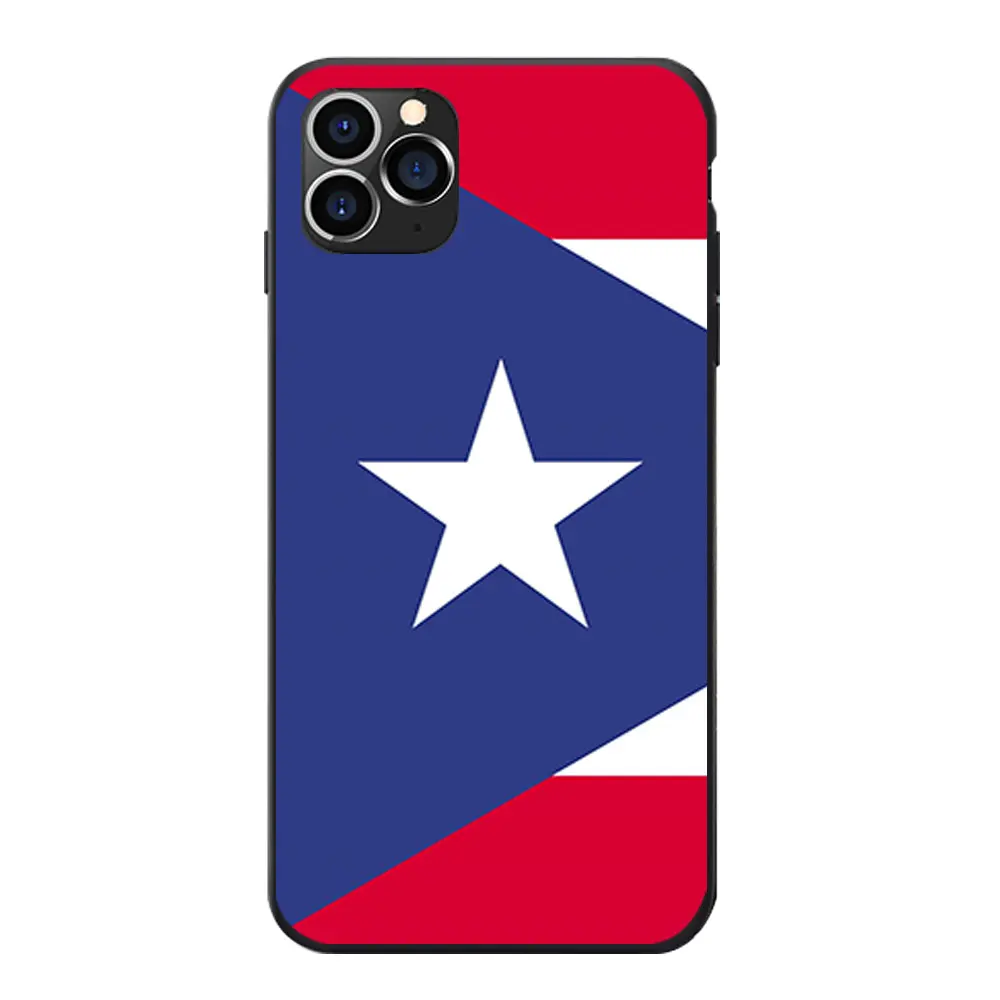Чехлы для телефонов из ТПУ с национальным флагом Пуэрто-Рико и гербом VIVO X21 23 S5 V17
