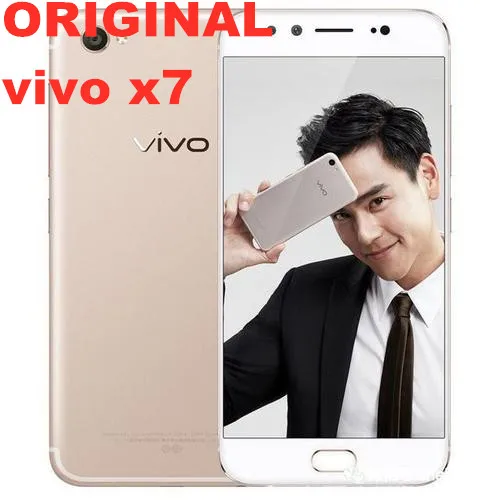 В Vivo X7 4G LTE Смартфон Snapdragon 652 Android 5,1 5," ips 1920X1080 4 Гб ram 64 Гб rom 13,0 МП+ 16,0 Мп отпечаток пальца
