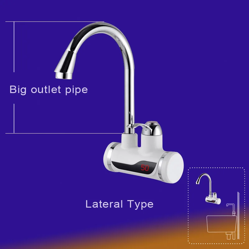Мгновенный Электрический водонагреватель без резервуара смеситель для кухни