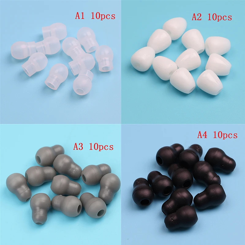 

10pcs/lot Soft Silicone In-Ear Earphone Covers Cap Replacement Earbud Bud Tips Earbuds eartips Earplug Ear pads cushion