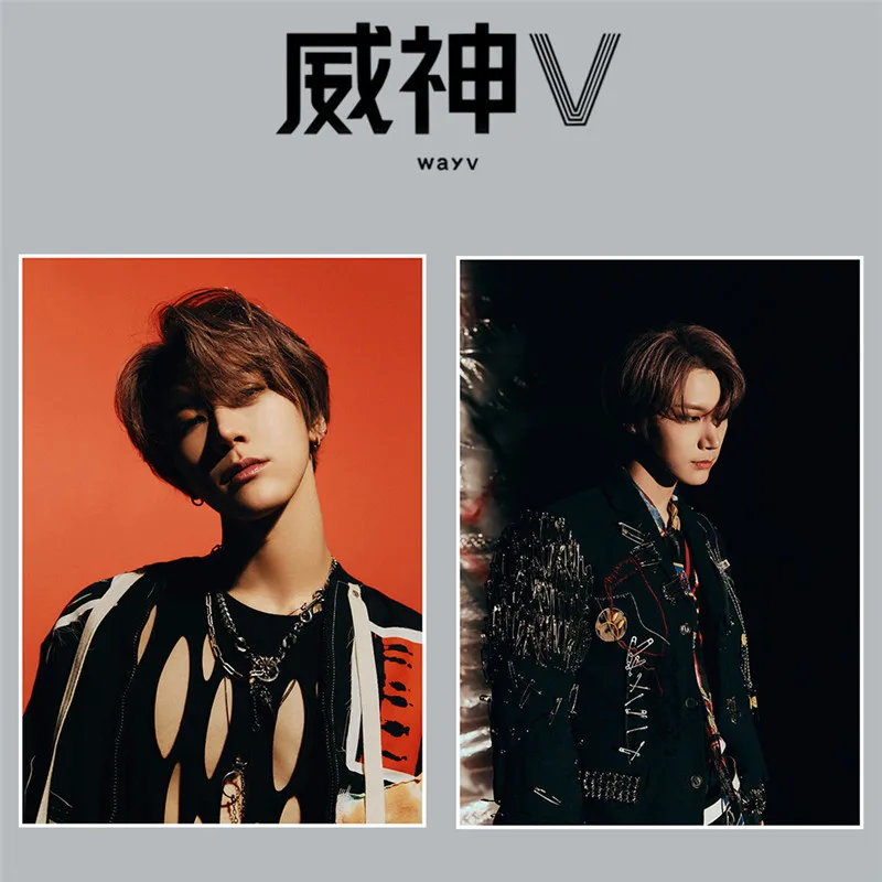 Альбом Пробуждение мира Kpop WayV 2 шт./компл. постер с картинками фото открытка