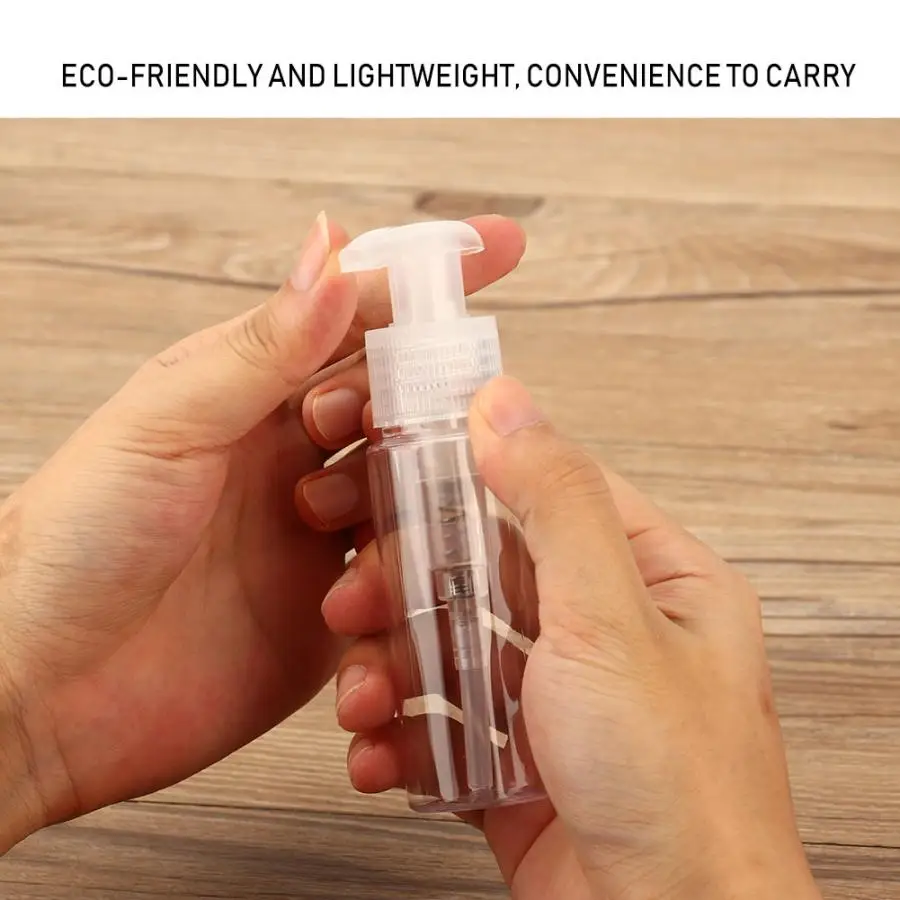 50 мл PETG Пустой насос бутылка для лосьона Путешествия многоразового