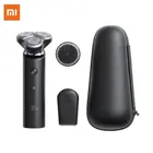 Электробритва Xiaomi Mijia S500S500C 3 головки, гибкая Бритва для сухого и влажного бритья, моющийся портативный триммер для бороды, Очищение лица 3 в 1