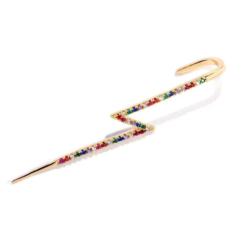 Новинка 2020 минимальные уникальные серьги-манжеты с геометрическим рисунком и