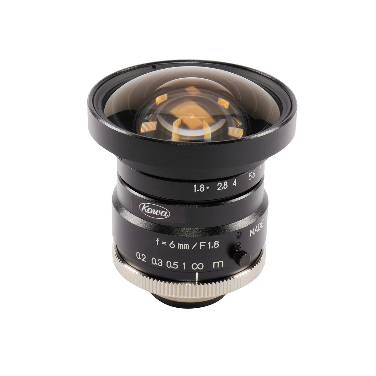 

Kowa LM6HC 1 "6 мм F1.8 объектив с ручной радужной оправой C-Mount, 2 мегапикселя