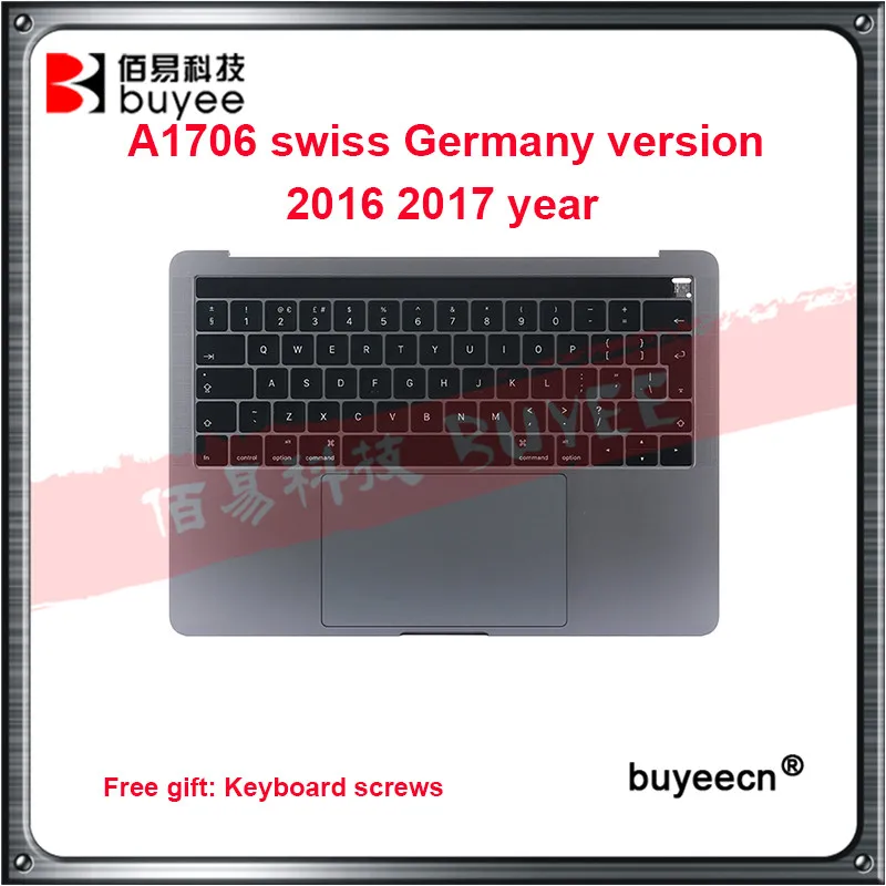 A1706 Оригинальные 13 &quot2016&quot Чехлы для рук Macbook Pro Retina швейцарская клавиатура Ge