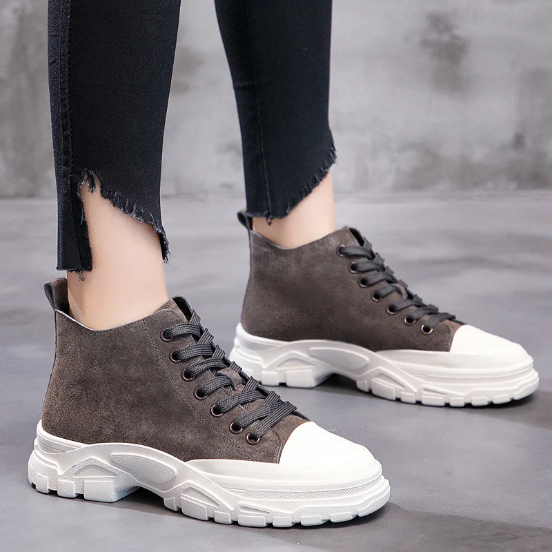 Новый Одежда высшего качества Женские туфли для повседневной носки из