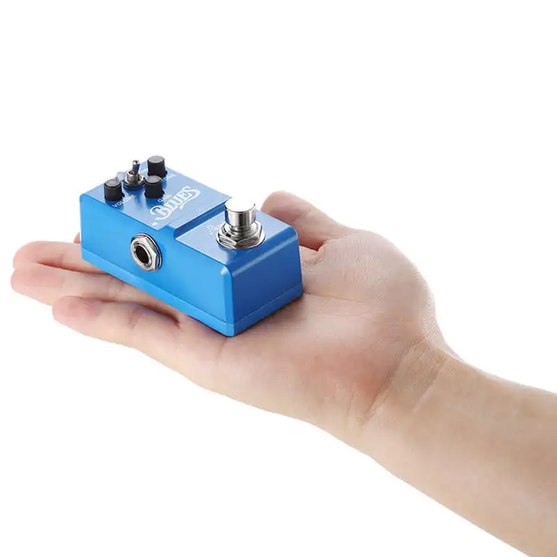 Педаль для гитарных эффектов в стиле Блюз Overdrive педаль корпус из алюминиевого