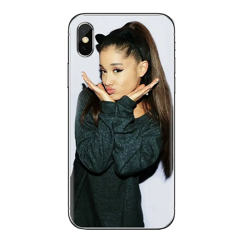 For Samsung Galaxy J1 J2 J3 J4 J5 J6 J7 J8 Plus 2018 Prime 2015 2016 2017 Silicone Shell Case ariana grande Gril music celebrity |