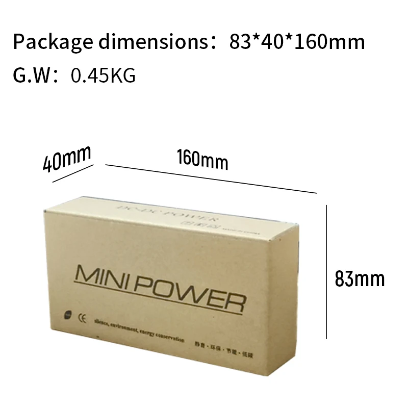 E.mini 1108A 150W MINI-ITX источник питания 12V Plug-in DC-DC ATX PSU для Mini PC ITX чехол | Компьютеры и офис