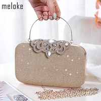 meloke new fashion sequined scrub clutch womens evening bags bling day clutches gold wedding purse female handbag mn2021