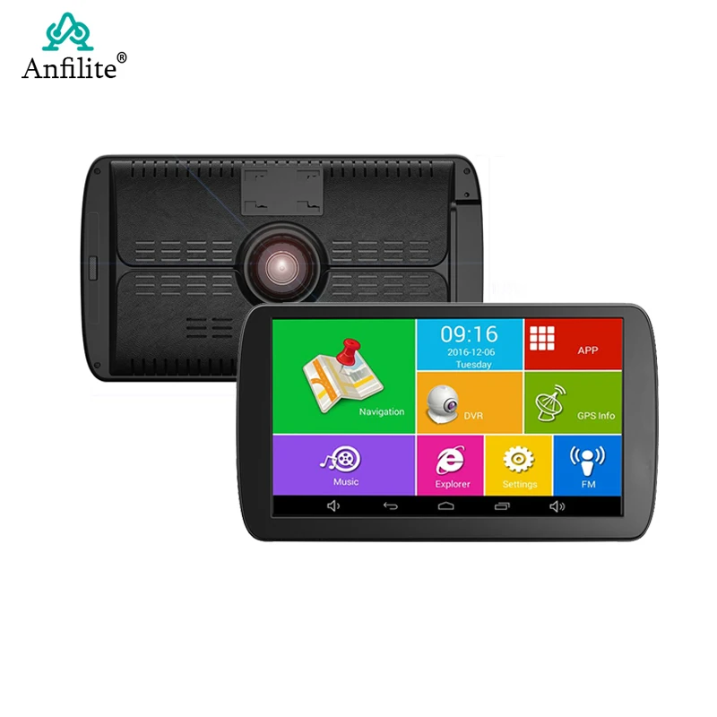 Anfilite 9 дюймов Android 6 0 видеорегистратор автомобильный грузовик GPS навигация 1 Гб 16 DVR