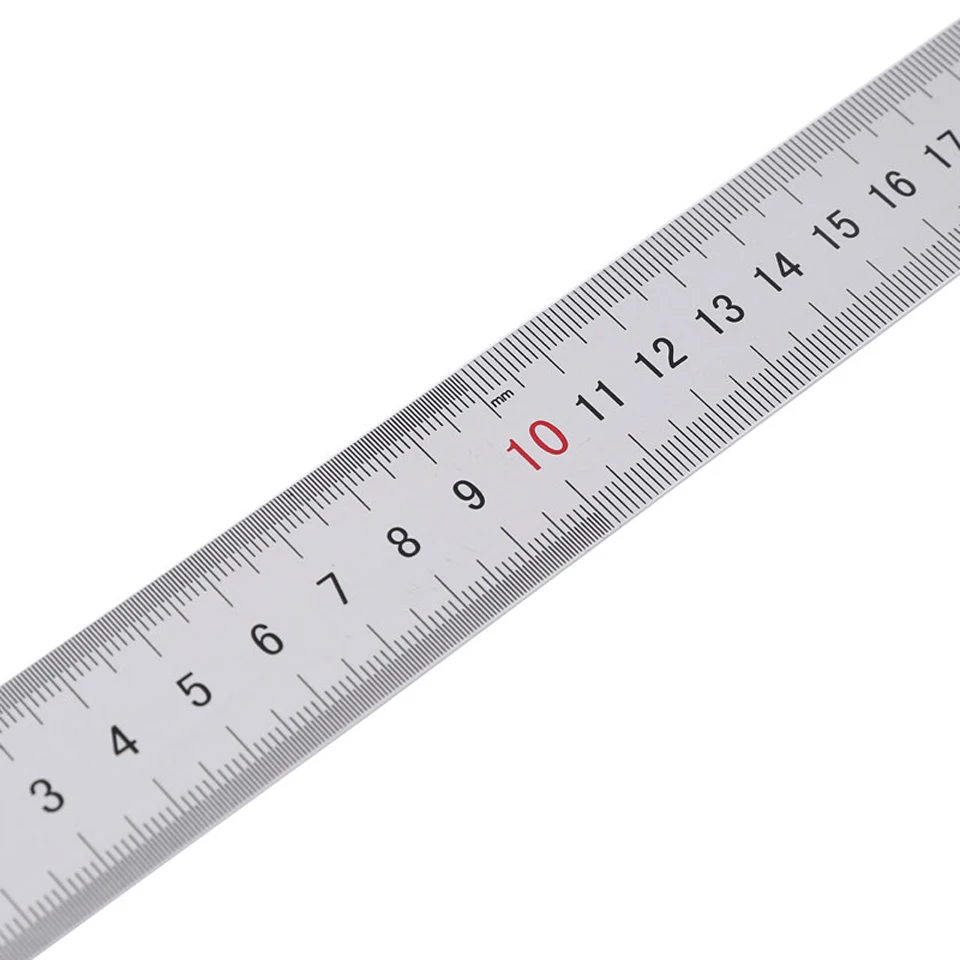 Металлическая линейка из алюминиевого сплава двойная шкала 20 см 8 дюймов