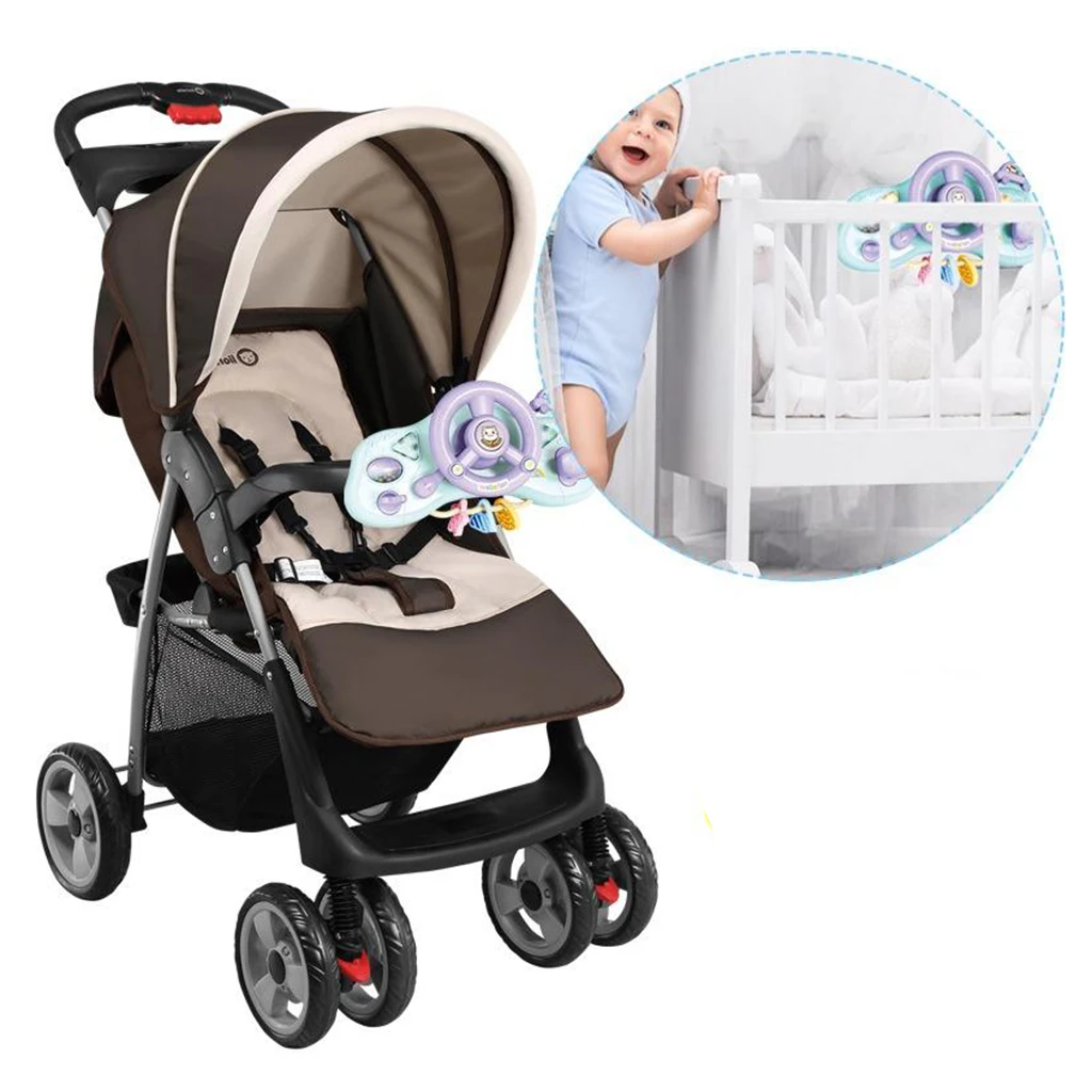 

Children Baby Electronic Backseat Driver Car Seat Steering Wheel Toys Game Kids