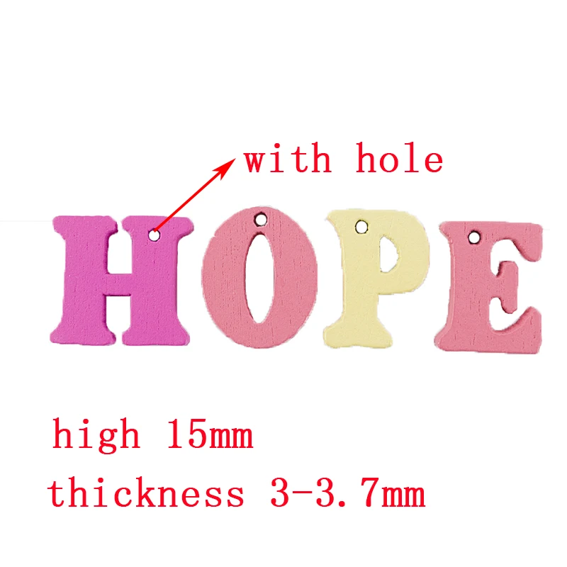 26 шт./лот буквы английского алфавита Смешанные Разноцветные деревянные домашние