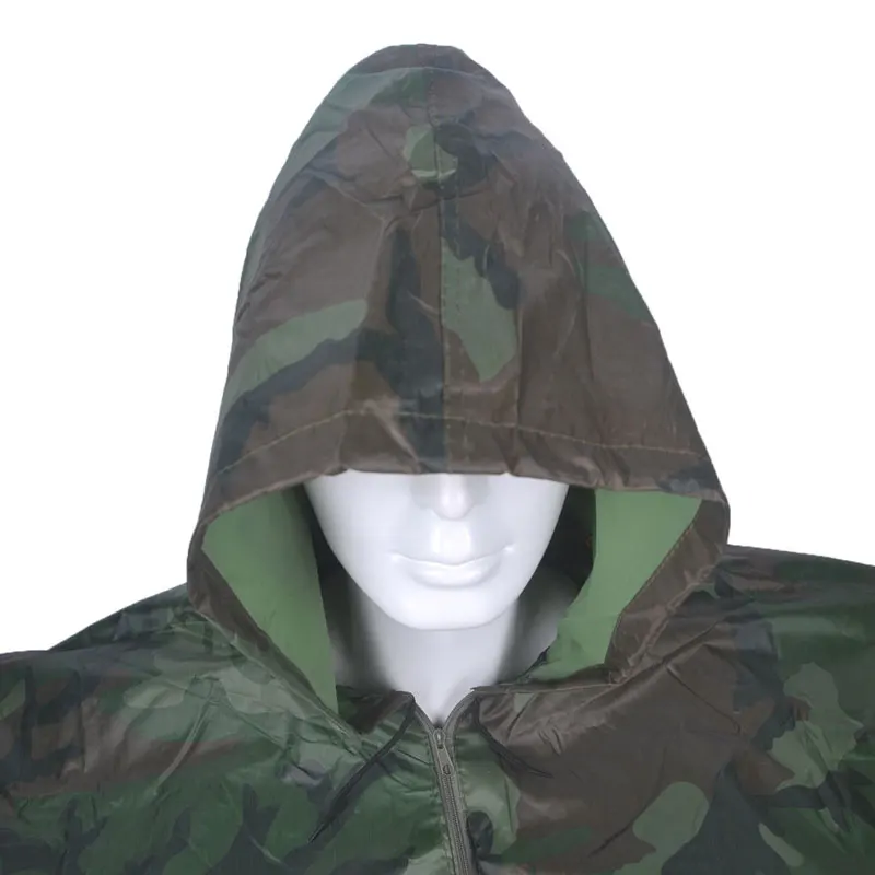 MENFLY ПВХ камуфляжное пончо для леса плащ в джунглях дождевик с защитой от дождя