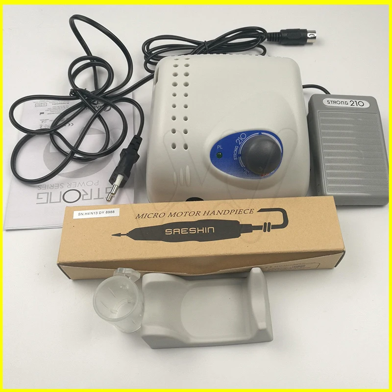 Щеточный двигатель стоматологические украшения микромотор Strong 210 + 105L
