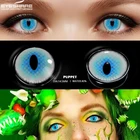 Цветные линзы EYESHARE, 1 пара, косплей, цветные контактные линзы ed для глаз, радуга, Хэллоуин, косметика, цвет искусственных глаз