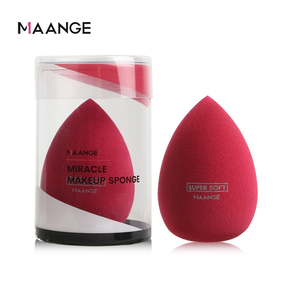 Мягкая губка для макияжа MAANGE Pro 1 шт. спонж мягкий тональный крем лица консилер