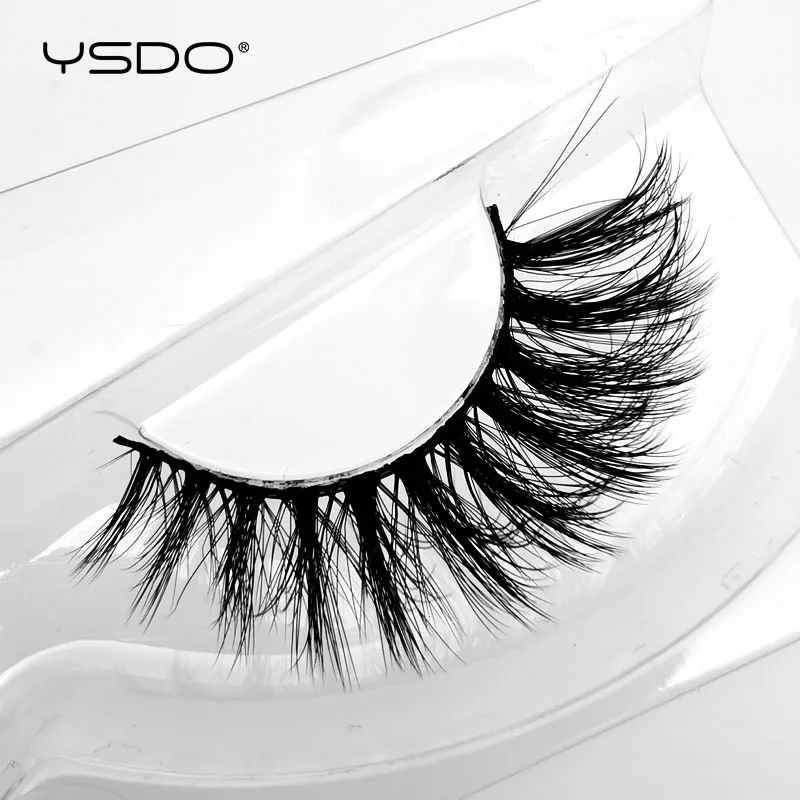 YSDO 1 пара 3d норковые накладные ресницы естественные длинные норковые ресницы безжалостные ресницы «maquiagem» Мягкие выпученные ресницы искусственные