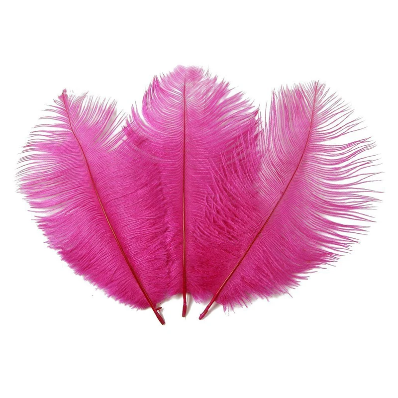 10/20/50 шт./лот Дешевые Натуральные страусиные перья рождественский подарок сделай