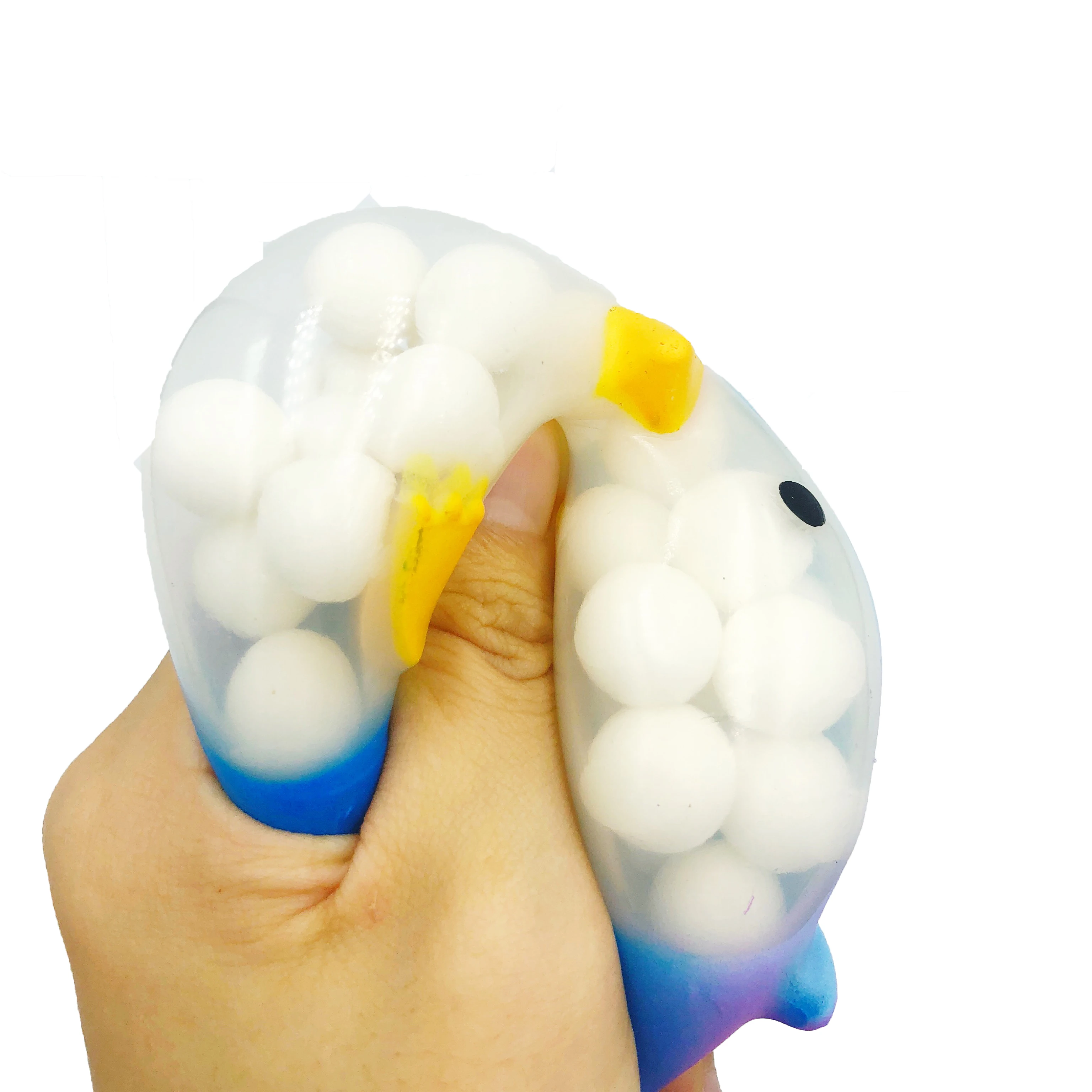 Мягкая игрушка сжималка для взрослых из термопластичного эластопласта медленно