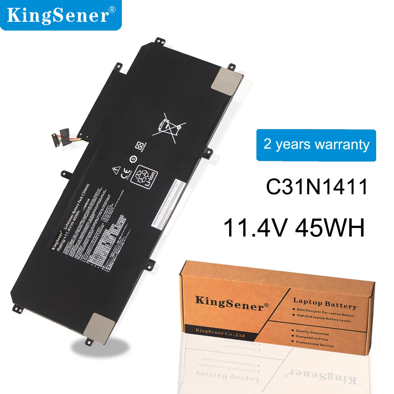 KingSener C31N1411 Аккумулятор для ноутбука Asus Zenbook U305 U305F U305FA U305CA UX305 UX305CA UX305F UX305FA 11,4 V 45Wh