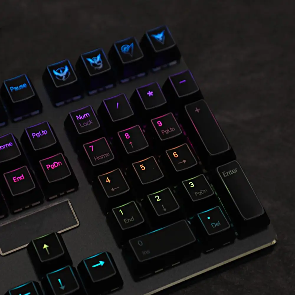 Outlined ABS Backlit Oem Profile 108 Keycap Set For 104 87 61 MX Switches Mechanical keyboard Free shipping | Компьютеры и офис