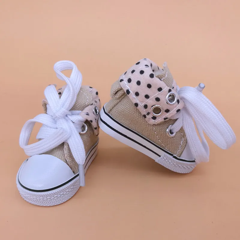 Tilda-Zapatillas de lona para mu&ntilde;ecas Paola Reina, juguetes de moda, zapatos de gimnasio para KPOP 1/4 Bjd, accesorios para mu&ntilde;ecas, novedad de 5,5 cm-2