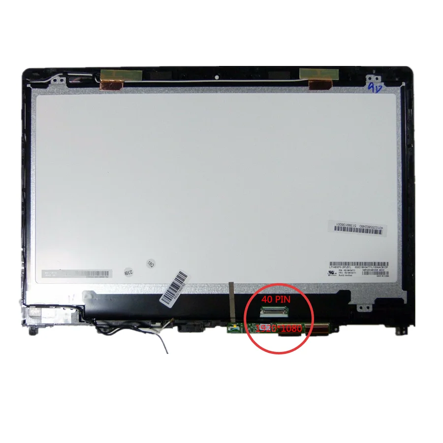 5D10M41756 оригинальный новый полный Lenovo Flex4-1480 80VD Yoga510-14ISK 80VB FHD 14 0 ''ЖК-дисплей с