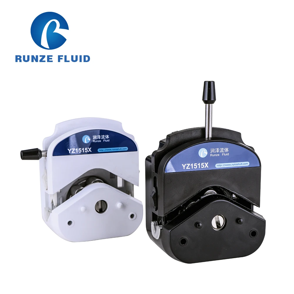 RUNZE Easy Load YZ15 Peristaltic Pump Head 3/6 Rollers Flip-Top Fast Tubing Replacement metal housing abs head medical peristaltic pump anti corrosive 304 sst rollers china factory