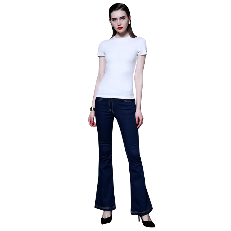 

Round Neck White T-Shirt Women'S 2021 Summer Simple British Style Versatile Cotton Bottomed Shirt