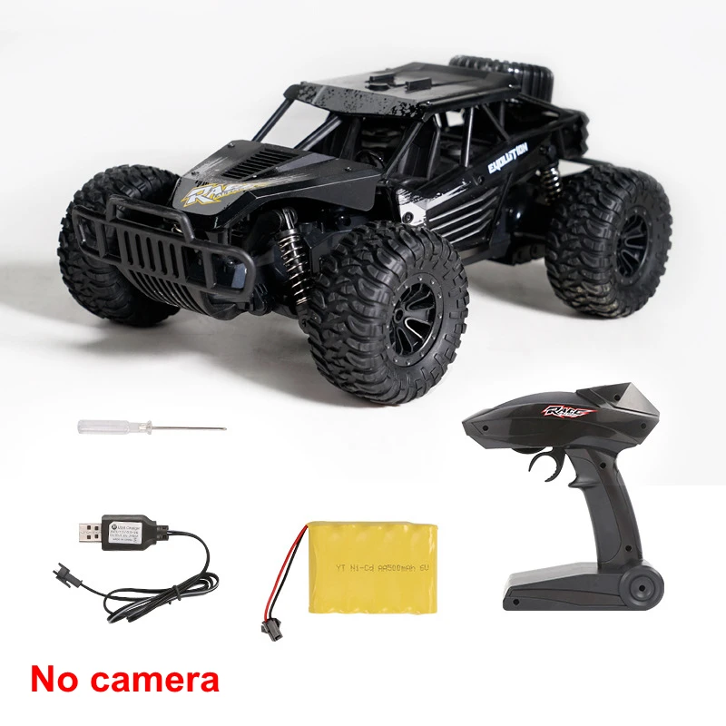 No camera Black DM-1803 беспилотный Радиоуправляемый автомобиль на радиоуправлении внедорожный пульт дистанционного управления автомобиль электрический 4 колеса высокоскоростная альпинистская конкурентоспособная игрушка - Цвет: No camera Black