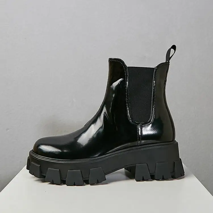 Ботинки Челси женская обувь сезон осень-зима 2019 года короткие ботинки из