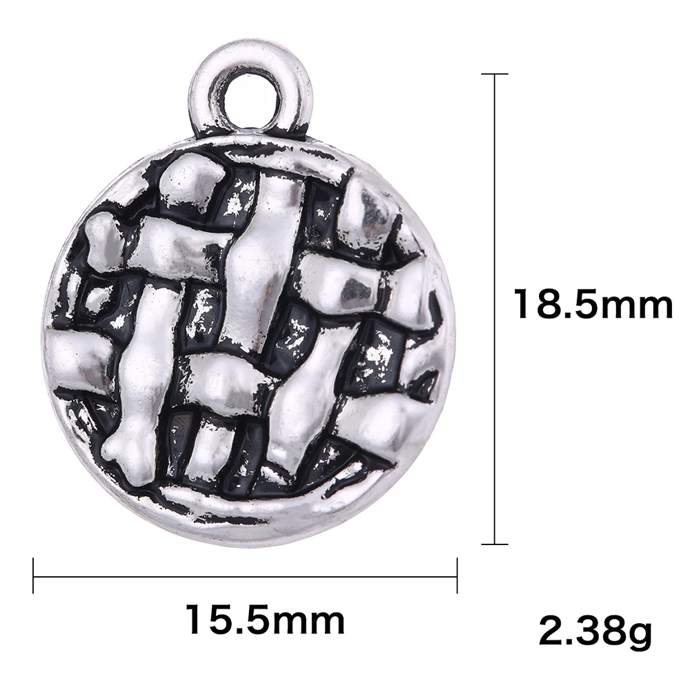 Skyrim 10 шт. серии вкусная еда яблочный пирог двухсторонние Подвески DIY модные