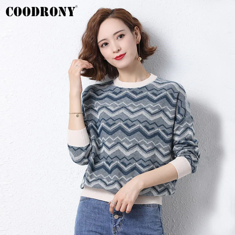 

COODRONY/брендовые новые элегантные мягкие шерстяные женские джемперы на осень и зиму 2020, уличная мода, высококачественные женские свитера W1135