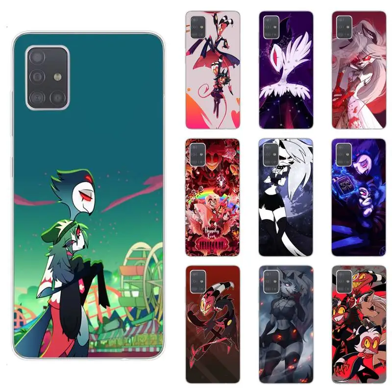 

Helluva Boss Phone Case For Samsung S5 S6 S7 S8 S9 S10 S20 plus lite A51 A71 A21S Transparent Cover